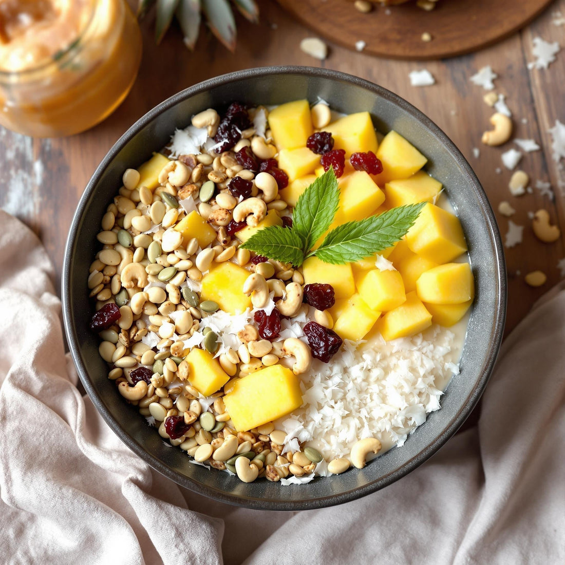 GUT-HEALING TROPICAL BREAKFAST PUDDING