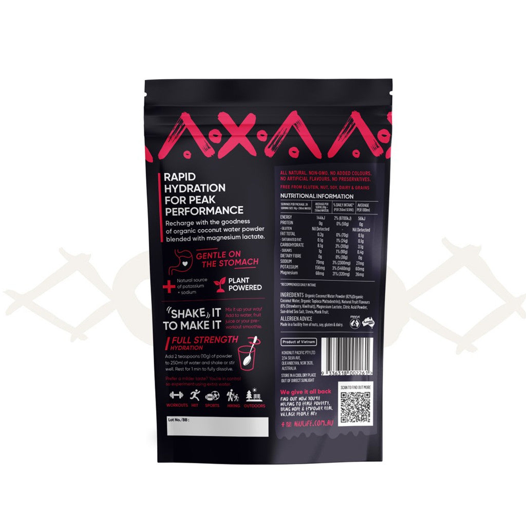 Hydrate - Kiwifruit & Strawberry - 200g Pouch