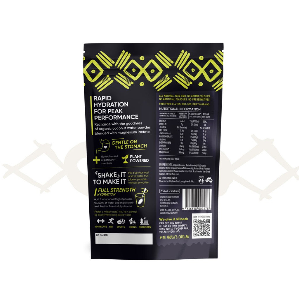 Hydrate - Lemon & Lime - 200g Pouch