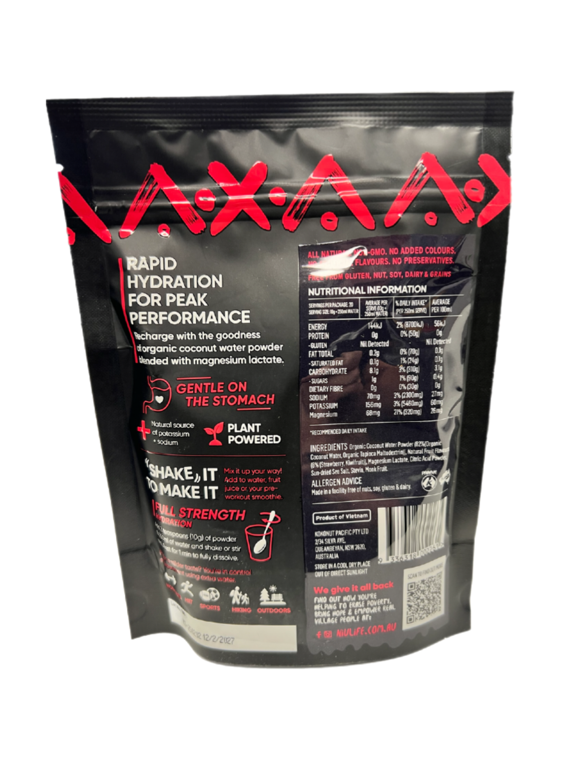 Hydrate - Kiwifruit & Strawberry - 200g Pouch