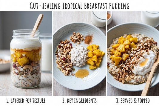GUT-HEALING TROPICAL BREAKFAST PUDDING