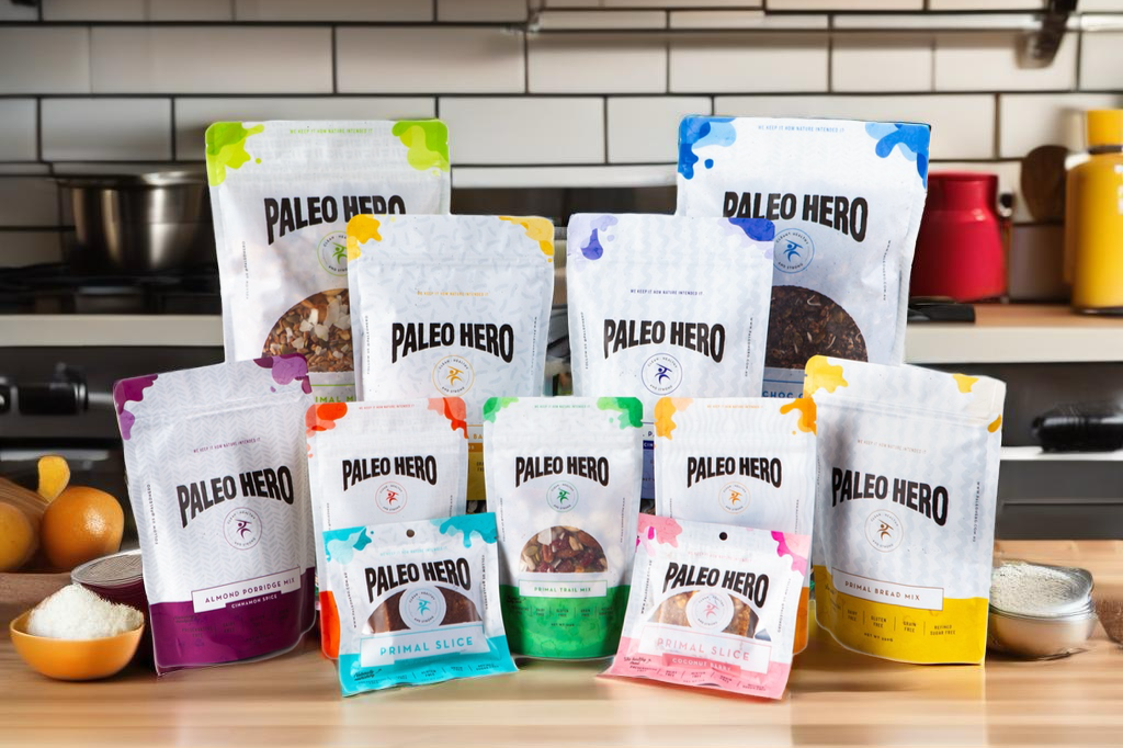 Paleo Hero Range | Grain-Free Cereals, Baking Mixes & Snacks